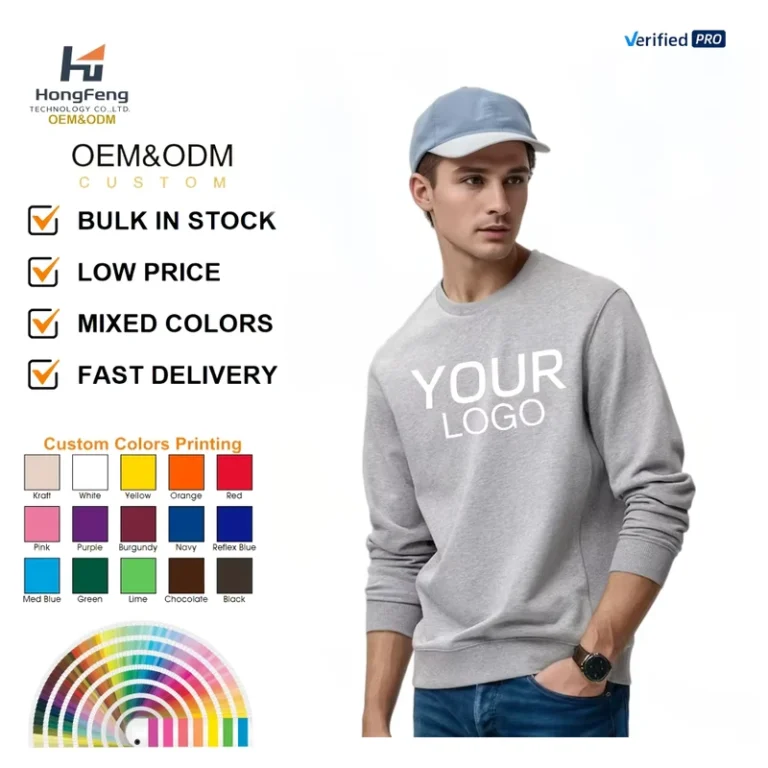 CHINEE-Custom-High-Quality-Oversized-Mens-100-Cotton-420g-Knitted-Solid-Color-Crew-Neck-Long-Sleeve-T-shirts-Casual-Heavyweight
