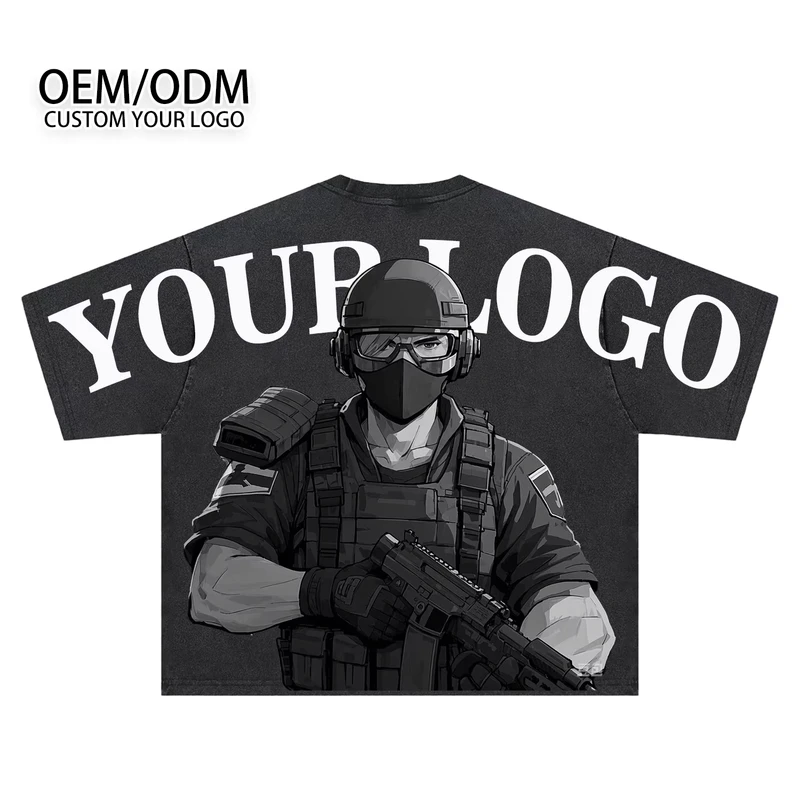 CHINEE-Custom-Hip-Hop-Outdoor-Vintage-Crew-Neck-High-Street-Wear-100-Cotton-Oversized-Woven-Mens-T-Shirt