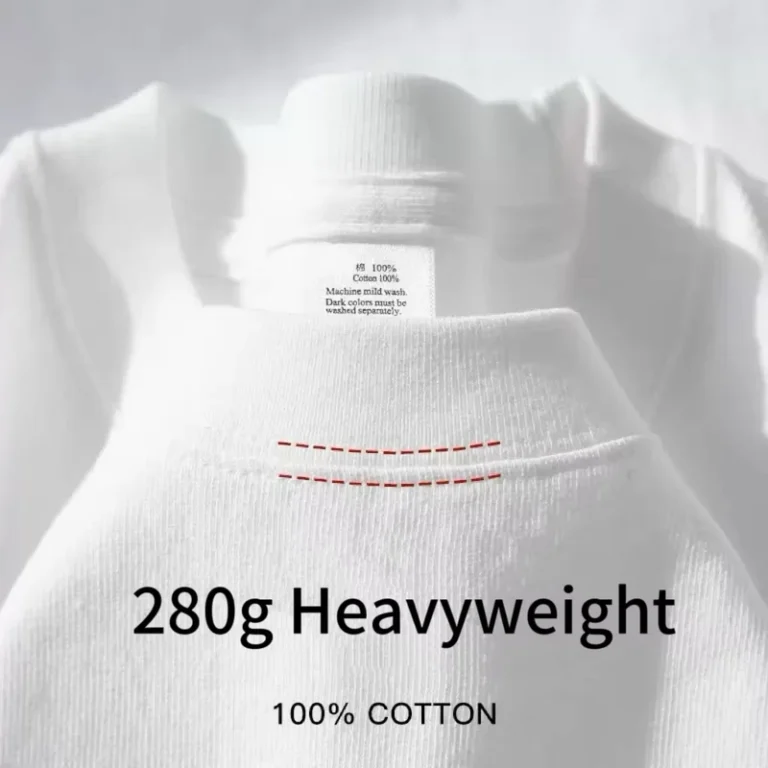 CHINEE-Custom-Logo-280G-Heavyweight-Mens-T-shirts-100-Cotton-T-shirt-For-Men-Cotton-Oversized-Loose-Blank-T-shirt-Pour-Homme
