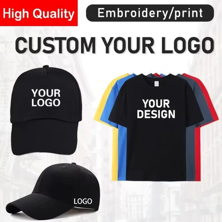 CHINEE-Custom-Logo-Baseball-Cap-and-T-Shirt-Set-Cotton-Polyester-Embroidery-Print-Promotional-Apparel-Uniform-for-Events