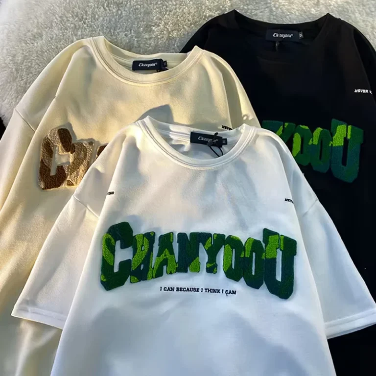CHINEE-Custom-Logo-Blank-T-shirt-Plain-Mutil-Color-Graphic-Tshirt-High-Quality-Crew-Neck-Versatile-Cotton-T-shirts