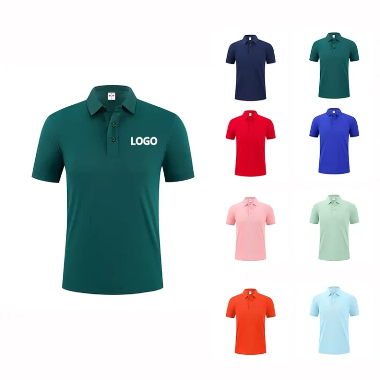 CHINEE-Custom-Logo-For-Polo-Shirt-100-Polyester-Knitted-Fabric-OEM-Embroidered-Blank-T-Shirts-For-Golf-Customizable-Golf-Polo-Shirt
