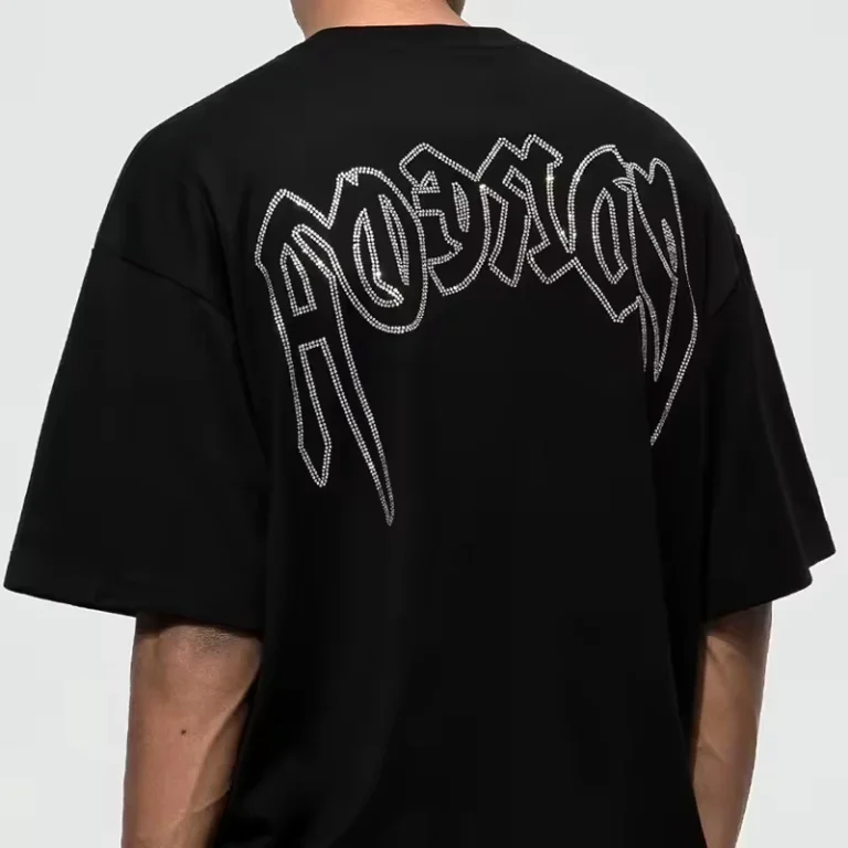 CHINEE-Custom-Logo-Graphic-Diamond-Oversized-Streetwear-Cotton-T-Shirt-Men-Clothing-TShirt-Rhinestone-Heat-Transfer-T-Shirt-For-Men