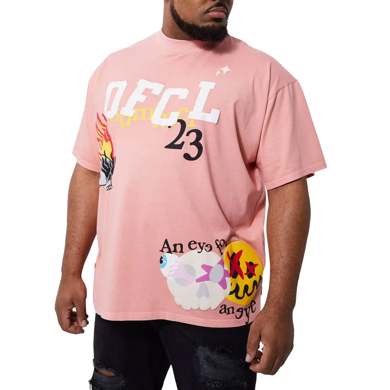 CHINEE-Custom-Logo-Men-Clothing-Puff-Printed-Tshirt-Crew-Fitness-Casual-Blank-Plus-Size-Oversized-Mens-T-shirt