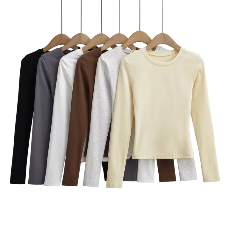 CHINEE-Custom-Lounge-Wear-Rayon-Everyone-Fit-Women-T-Shirt-OEM-Long-Sleeve-Tops-Stretch-Loungewear-Shirt
