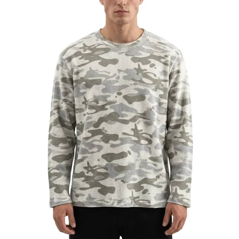 CHINEE-Custom-Men-Waffle-Knit-Long-Sleeve-T-Shirt-High-Quality-Oversized-Boxy-Camo-Digital-Print-Cotton-T-Shirt