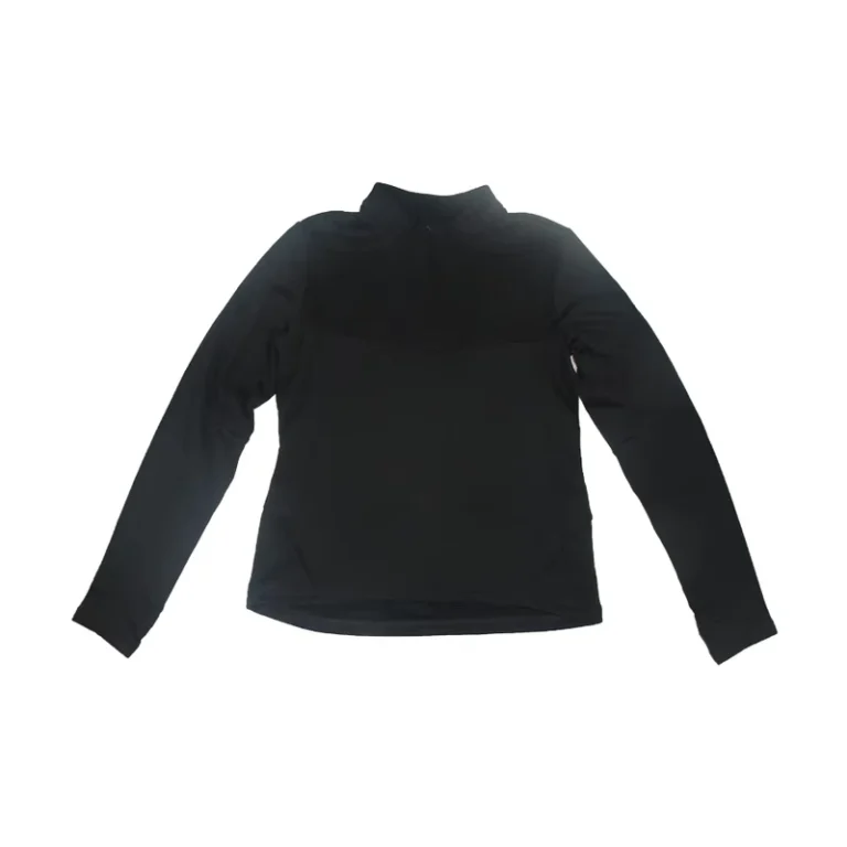 CHINEE-Custom-Mens-1-4-Zipper-Long-Sleeve-100-Cotton-Quick-Dry-Eco-Friendly-Gym-Activewear-200-Grams-Outdoor-Running-T-Shirts-1
