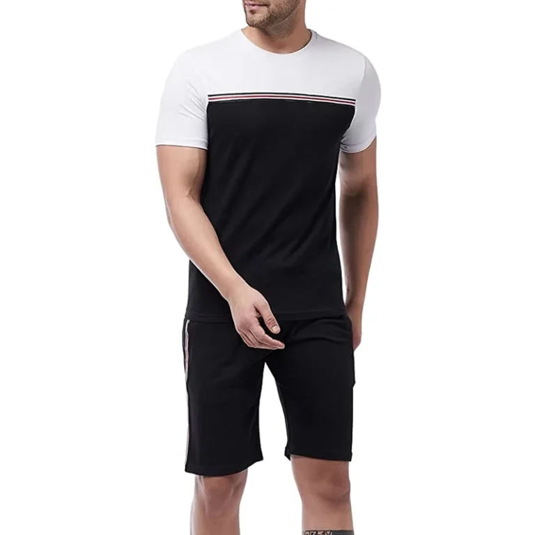 CHINEE-Custom-Mens-Fashion-Casual-Wear-T-Shirt-and-Shorts-Set-Customized-Logo-Screen-Printing-Mens-Summer-2-Piece-Shorts-Set