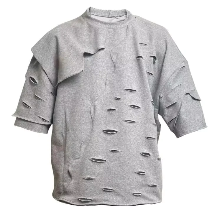 CHINEE-Custom-Mens-Hip-Hop-T-Shirt-Terry-220-Grams-DTG-Vintage-Tee-Sun-Faded-Oversized-Regular-Distressed-Printed-Applique-Patch-Acid