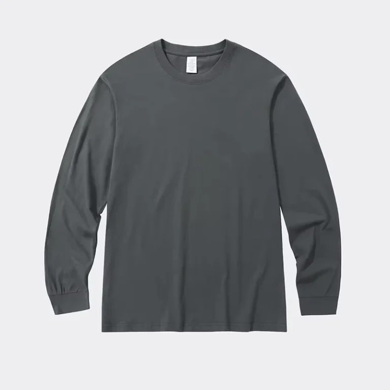CHINEE-Custom-Print-Plain-Long-Sleeve-Tshirts-100-Cotton-Blank-Long-Sleeve-Rib-Cuff-230gsm-Cotton-Tshirt