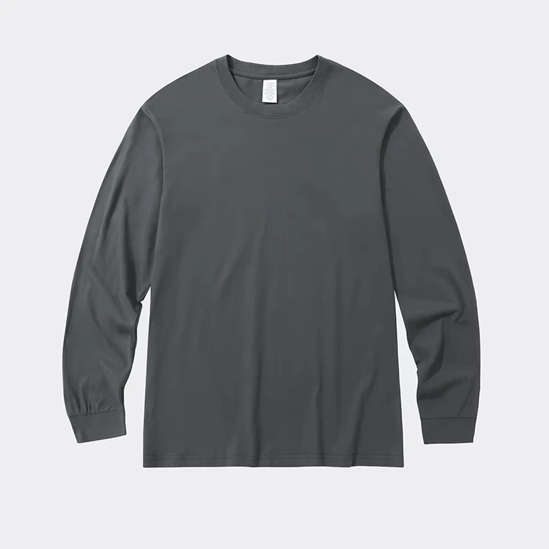 CHINEE-Custom-Print-Plain-Long-Sleeve-Tshirts-100-Cotton-Blank-Long-Sleeve-Rib-Cuff-230gsm-Cotton-Tshirt