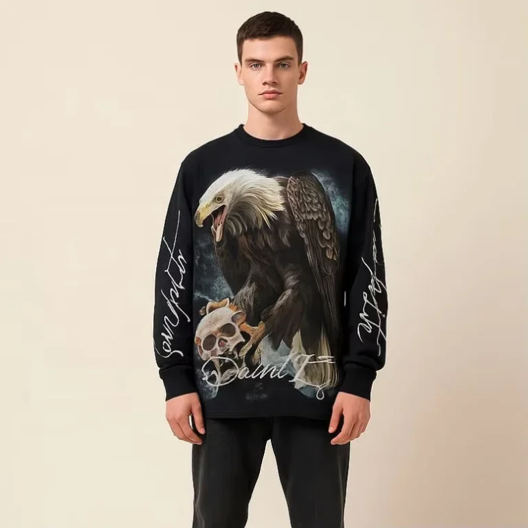 CHINEE-Custom-Print-Vintage-Round-Neck-French-Terry-All-Over-Digital-Printing-Long-Sleeve-T-shirt-for-Men