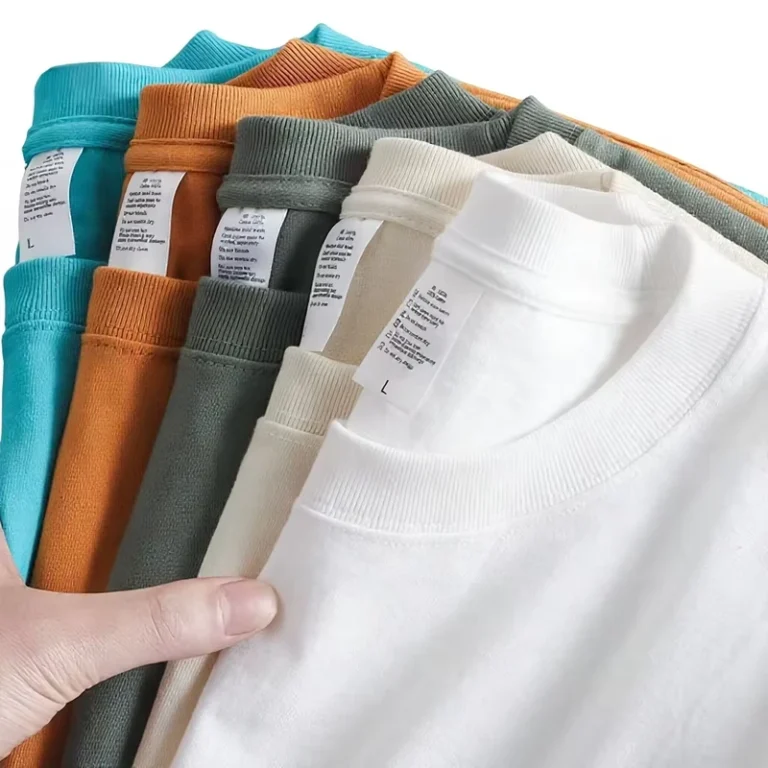 CHINEE-Custom-Printed-200g-Pure-Cotton-T-Shirt-Team-Uniform-Heavyweight-American-Style-Blank-Tee