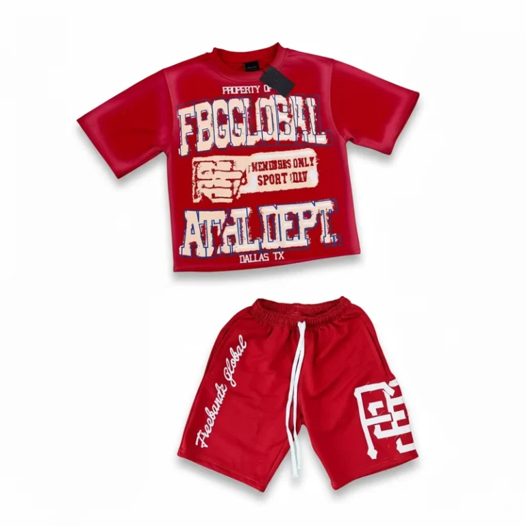 CHINEE-Custom-Printed-Logo-Summer-Cotton-Blend-Acid-Wash-Graphic-Casual-Streetwear-T-Shirt-and-Shorts-Set-100-cotton-jersey