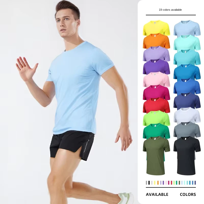 CHINEE-Custom-Quick-Dry-Crew-Neck-T-Shirt-Mens-Outdoor-Sports-and-Leisure-T-Shirt-Top-Breathable-Loose-Fitness-Training-Clothes