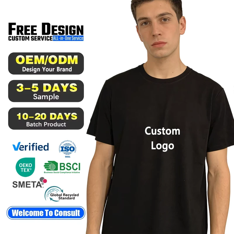 CHINEE-Custom-Screen-Printing-Tshirt-Short-Round-Neck-Blank-100-Cotton-Plain-T-Shirt-For-Men