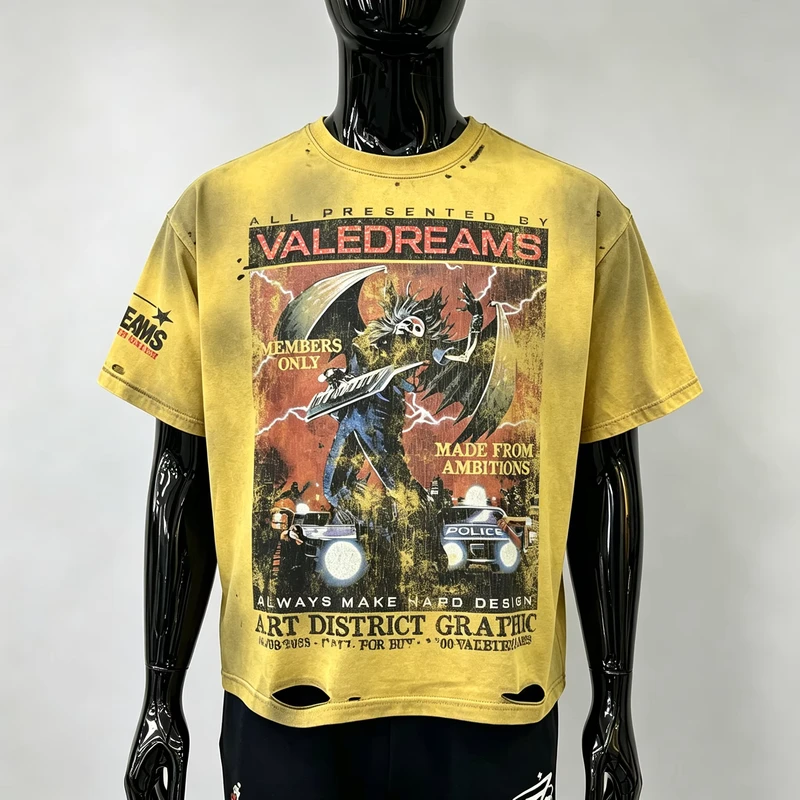 CHINEE-Custom-Streetwear-Distressed-Acid-Wash-Graphic-T-shirt-Vintage-Heavyweight-Cotton-Boxy-Fit-Tee