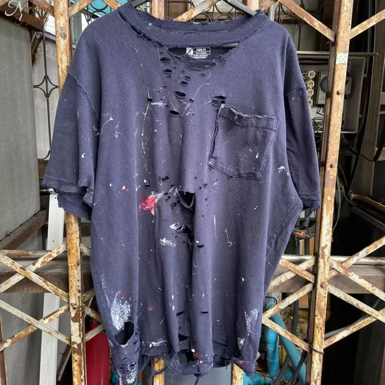 CHINEE-Custom-Streetwear-Style-T-Shirt-Distressed-Logo-Loose-Fit-100-Cotton-Mens-Tapered-Design-High-Quality-T-Shirt