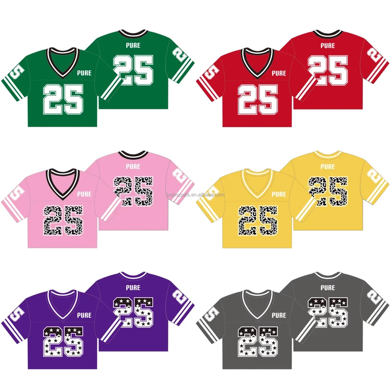 CHINEE-Custom-Womens-Cropped-American-Football-Jersey-Cropped-Singlets-For-Girl-Tank-Top-Sleeveless-Crop-Top-Wear-Workout-T-Shirts