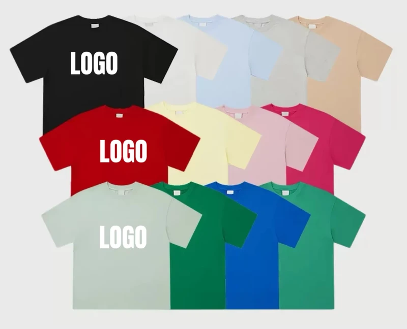 CHINEE-Custom-Youngs-Crew-Neck-Embroidery-Short-Sleeve-T-Shirt-Loose-Fit-Breathable-Cotton-Blend-Casual-Style