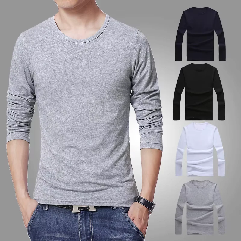 CHINEE-Custom-logo-Unisex-Mens-Crew-Neck-Long-Sleeve-Crew-Soft-O-neck-Sports-Casual-Plain-T-shirts-Plain-Blank-White-Basic-Tops-Shirt