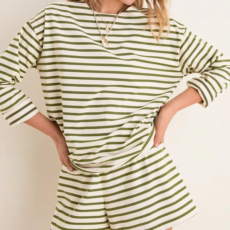 CHINEE-Custom-striped-oversized-drop-shoulder-round-neck-long-sleeve-t-shirt-100-Cotton-Stripes-Long-Sleeve-Stripe-Knit-Tee