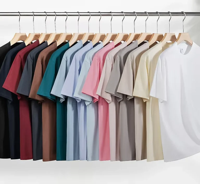 CHINEE-Customized-Logo-Plain-Pure-Cotton-T-shirt-Loose-Heavyweight-230Gsm-Solid-Color-Short-Sleeve-Summer-T-Shirts