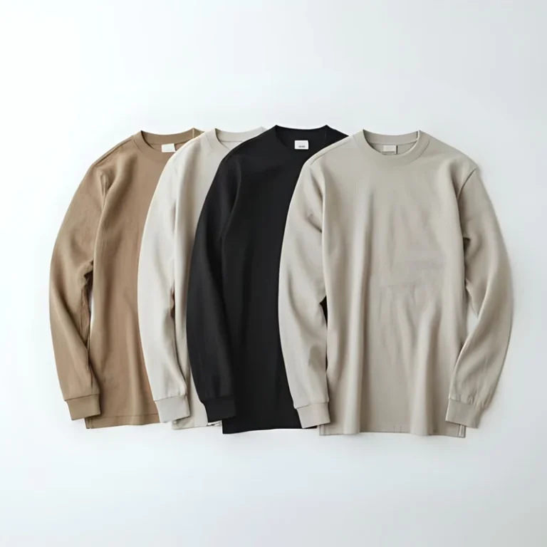 CHINEE-Customized-Mens-100-Cotton-Long-Sleeve-T-Shirt-Oversized-Hip-Hop-Style-Loose-Fit-Solid-Pattern