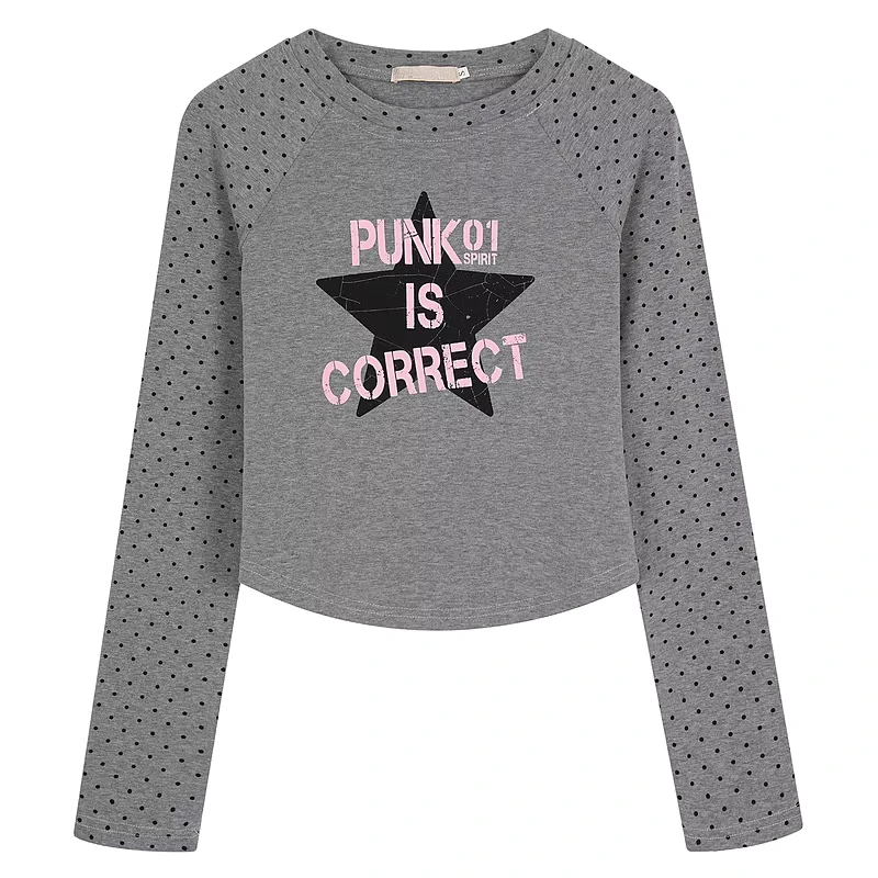 CHINEE-Cute-American-style-Polka-Dot-Star-Long-Sleeve-T-shirt-for-Women-Autumn-Slim-Fit