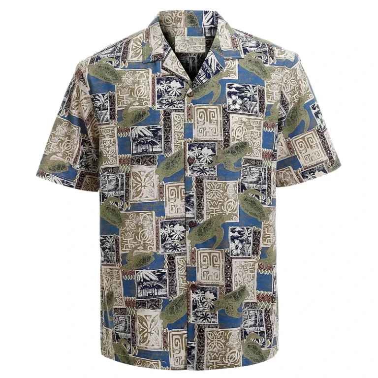 CHINEE-Design-Vacation-Casual-Allover-Sublimation-Printed-Holiday-Beach-Funny-Hawaiian-Knit-Button-up-Half-Sleeve-Shirt-for-Men-Summer