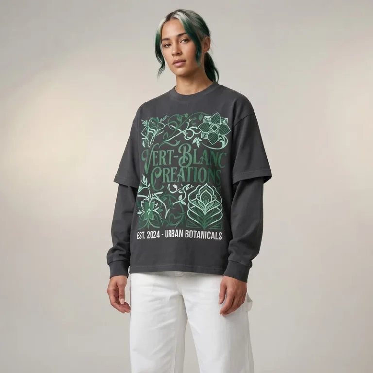 CHINEE-Double-Long-Sleeve-T-Shirt-Women-Oversized-Crew-Neck-100-Cotton-Double-Sleeve-Tee-Floral-Print-Double-Sleeve-Tee-Shirts-Women