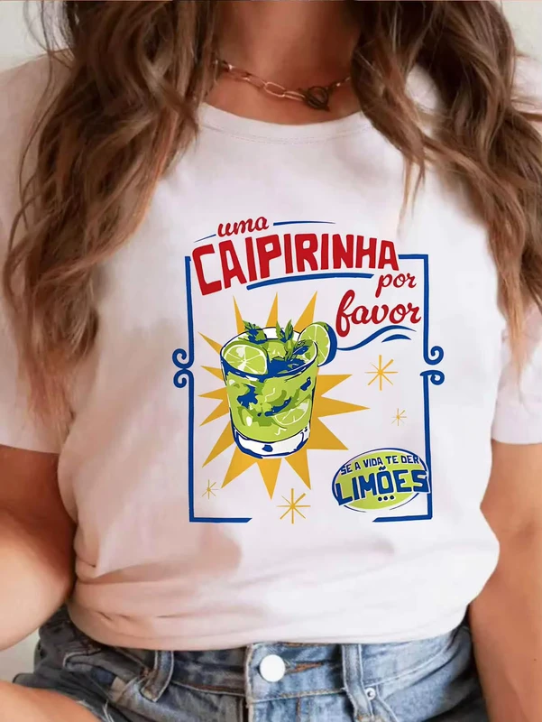 CHINEE-Elastic-Casual-Printed-Womens-T-Shirt-Short-Sleeves-Eco-Friendly-Recycled-Polyester-Breathable-Quick-Dry-for-Outdoor-Activities