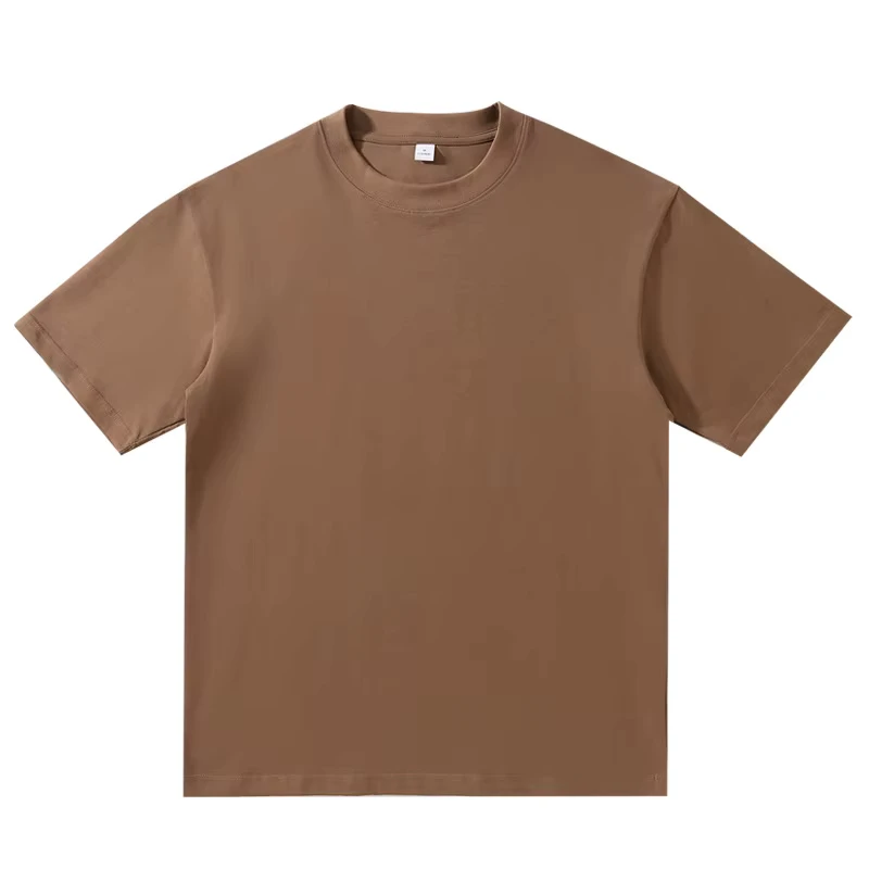 CHINEE-Factory-Direct-260gsm-100-Cotton-Crew-Neck-Short-Sleeve-T-Shirt-High-Quality-Customizable-Logo-Printing-Casual-Style