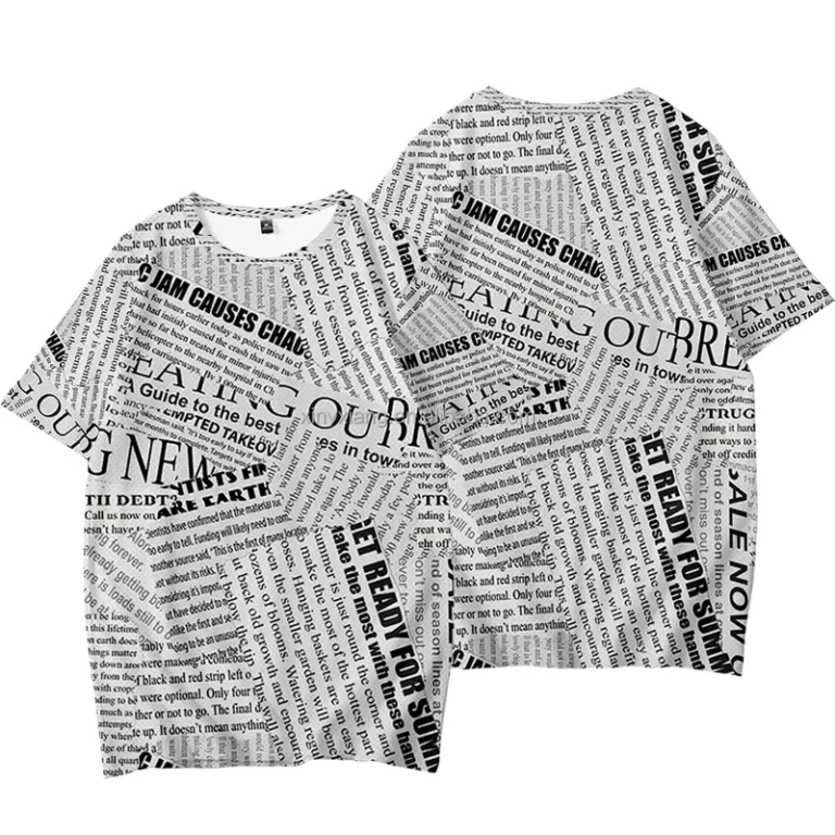 CHINEE-Factory-English-Newspaper-Print-Crew-Neck-T-shirt-Newspaper-Print-Long-Sleeve-T-shirt-in-Multicolor