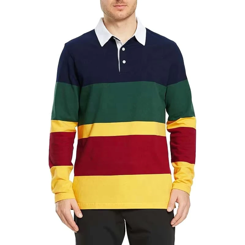 CHINEE-Factory-Top-Class-Fashion-Polo-Rugby-Jersey-Men-Tennis-Striped-Casual-Polo-Shirt