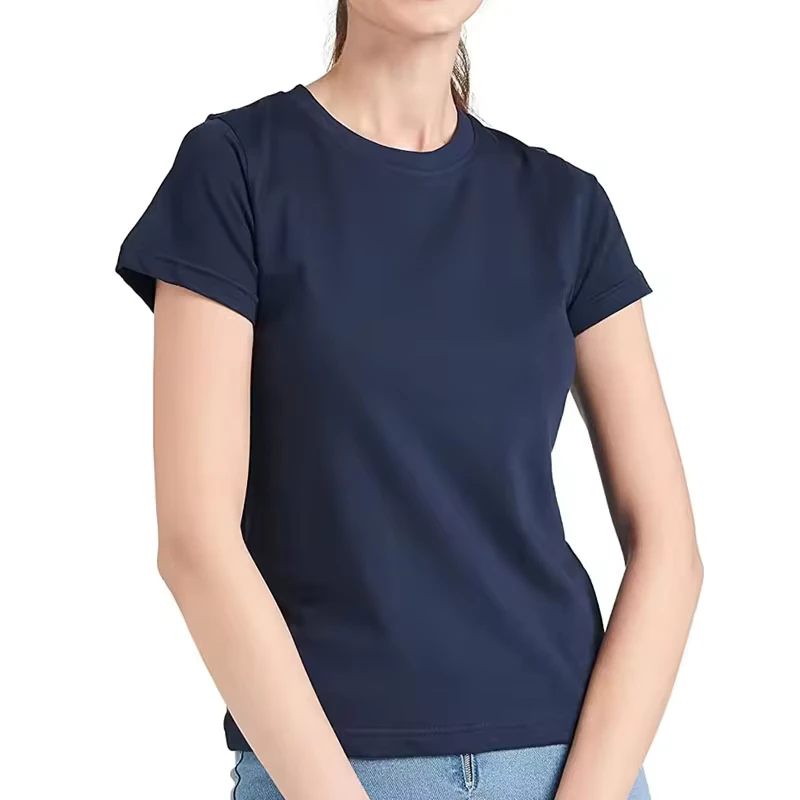CHINEE-Fashionable-High-Quality-Women-T-Shirt-Casual-Short-Sleeve-Cotton-Polyester-Breathable-Quick-Dry-Customizable-Women-T-Shirts