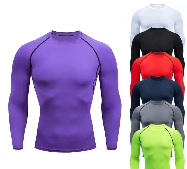 CHINEE-Fitness-Men-Solid-Long-Sleeve-Running-Sports-Gym-Compression-Slim-Fit-T-shirt