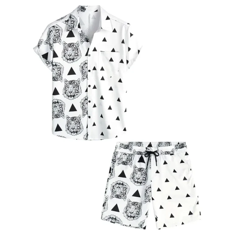 CHINEE-HC-Custom-New-Short-Sleeve-T-Shirt-Shorts-Solid-Color-New-Mens-Set-ODM