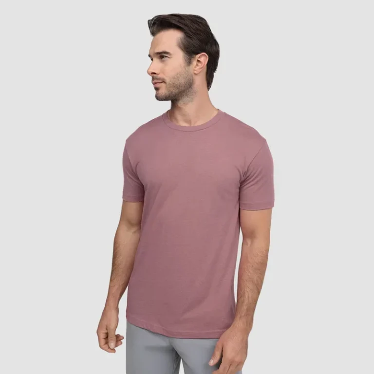 CHINEE-Heather-Basic-T-Shirt-Crewneck-Short-Sleeve-Regular-Fit-Crew-Neck-Lightweight-T-Shirt