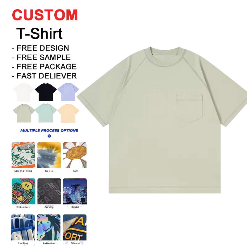 CHINEE-Heavy-Weight-230G-100-Cotton-Blank-Basic-Oversize-Casual-Breathable-High-Quality-Unisex-Printing-Crew-Neck-Collar-T-Shirt