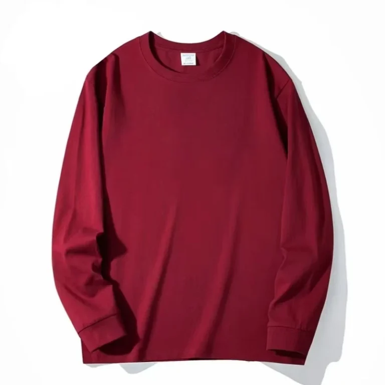 CHINEE-Heavyweight-400g-Cotton-Long-Sleeve-T-Shirt-Unisex-Loose-Fit-Skin-Tone-Enhancing-Thick-Non-See-Through-Couples-Style