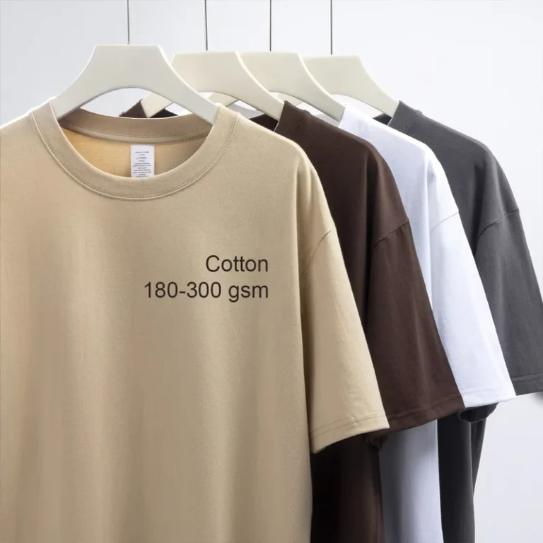 CHINEE-Heavyweight-Cotton-Short-Sleeve-Crew-Neck-T-Shirt-Tee-Loose-Fit-Garment-for-Casual-Streetwear-Clothing-OEM-Custom