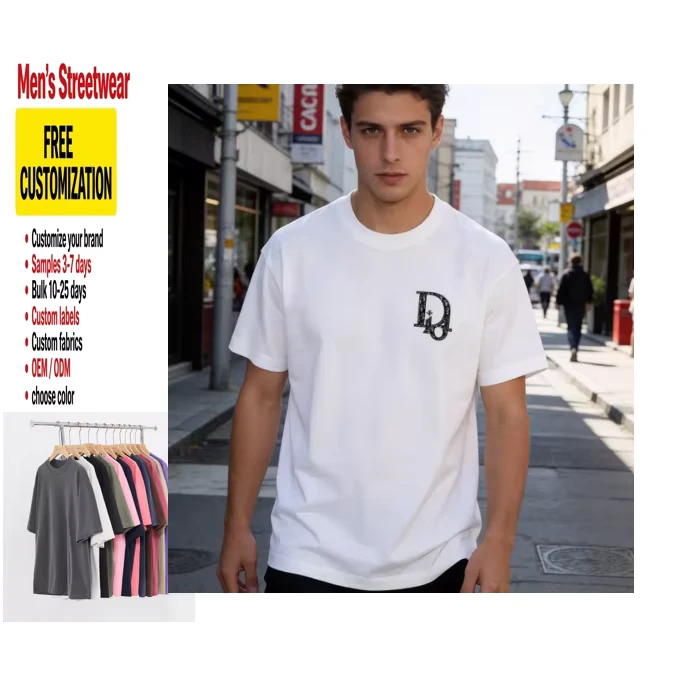 CHINEE-Heavyweight-Pure-Cotton-High-Quality-American-Street-Style-Printed-Cartoon-Normcore-Minimalist-Custom-Streetwear-T-shirts