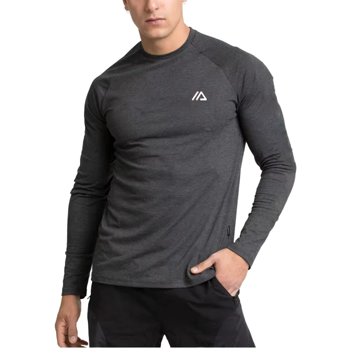 CHINEE-High-Custom-Mens-Long-Sleeve-T-Shirt-Unisex-Casual-Fitness-Quick-Dry-Breathable-Solid-Cotton-Material-Top-Neck-Design-INS