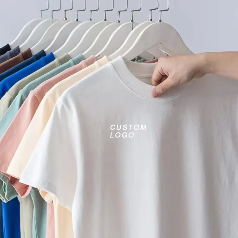 CHINEE-High-Quality-100-Cotton-230gsm-Heavyweight-Men-Tshirt-Custom-Logo-Heavy-Oversize-T-shirt-Blank-Custom-T-Shirt