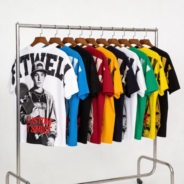 CHINEE-High-Quality-100-Cotton-Boxy-Fit-T-Shirt-300-Gsm-Streetwear-Oversized-Custom-Heavyweight-Graphic-Dtg-Print-Cropped-Men-T-Shirt