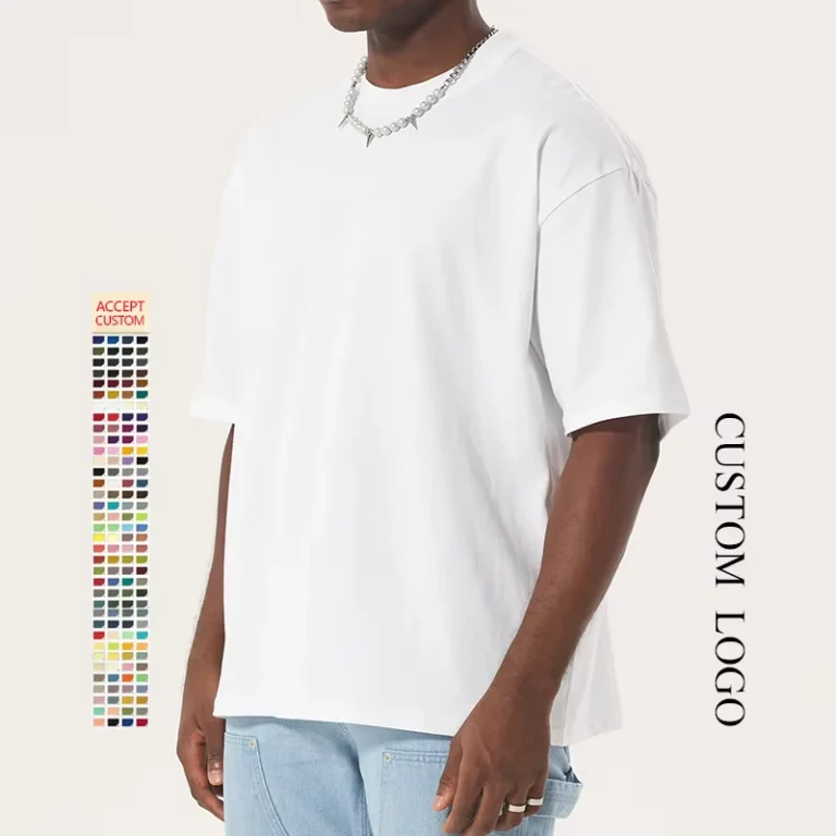 CHINEE-High-Quality-100-Cotton-Mens-T-shirts-Blank-Boxy-Oversized-Tshirt-Graphic-Print-Custom-t-Shirt-for-Men