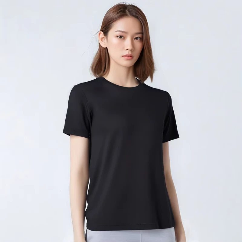 CHINEE-High-Quality-100-Merino-Wool-T-Shirt-Quick-Dry-Plain-Sport-T-Shirt-Women-Athletic-Ladies-Printed-T-Shirt-for-Hiking-Running