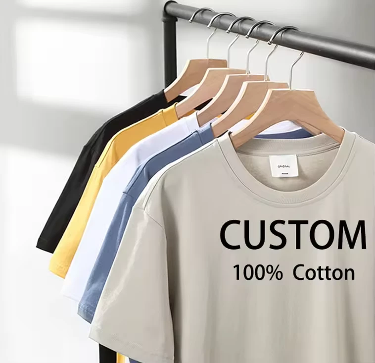 CHINEE-High-Quality-210-Gsm-T-Shirt-Pour-Les-Hommes-Printing-Custom-100-Cotton-Men-Blank-T-Shirt