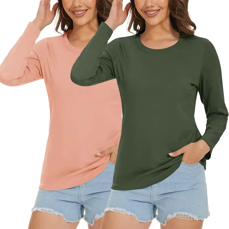 CHINEE-High-Quality-Affordable-Custom-T-Shirts-Women-Long-Sleeve-T-Shirt-for-Women-Ladies-T-Shirt